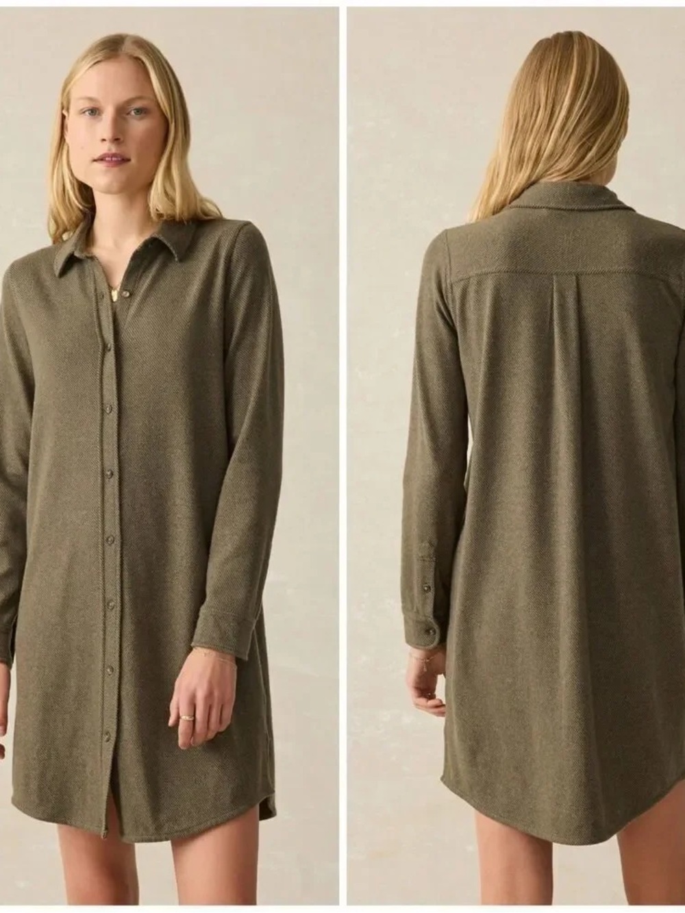 Faherty Legend Shirt Dress